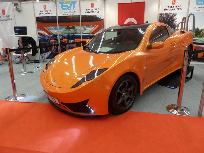 Hacettepe Üniversitesi EVT Motor ortak çalışması Elektrikli EVT S1 modeli