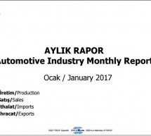 2017 Ocak ayı üretim, ihracat, satış değerlendirme raporu
