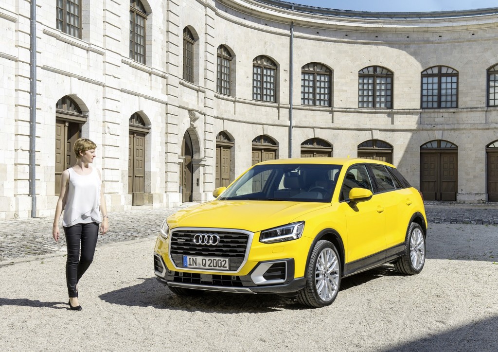 The new Audi Q2 in Ingolstadt.