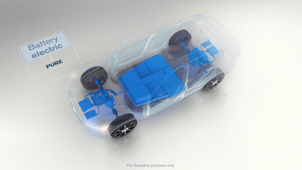 Still from animation - Battery electric, Pure