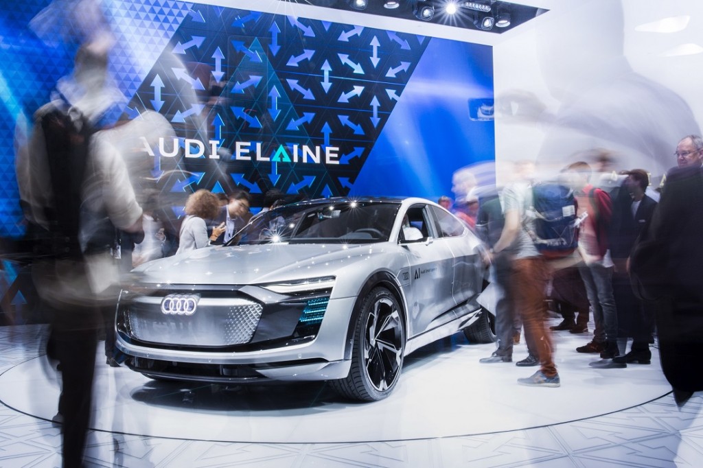 Audi press conference at the IAA in Frankfurt