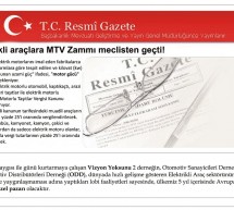 Elektrikli araçlara MTV Zammı, Meclisten geçti!