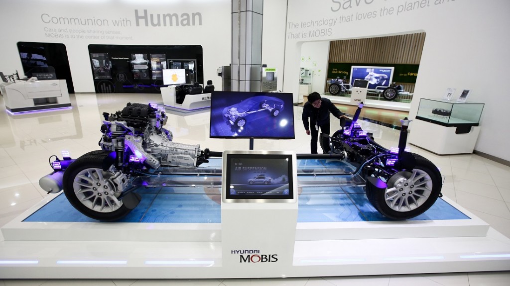 Tour Of The Showroom At Hyundai Mobis Co. Research And Development Center