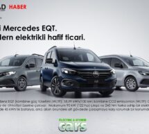 Yeni MercedesBenz EQT. Elektrikli karavan özelliğiyle dikkat çekiyor.