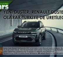 Yeni Duster, Renault Duster oluyor. Türkiye’de üretilecek.
