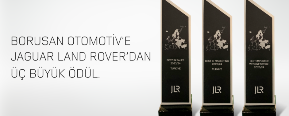 Jaguar Land Rover’dan Borusan Otomotiv’e 3 ödül